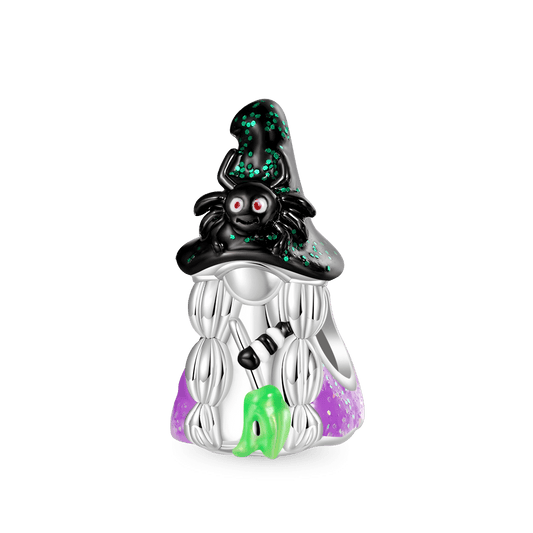 Gnoce Halloween Gnome Witch Spider Hat Charm_1