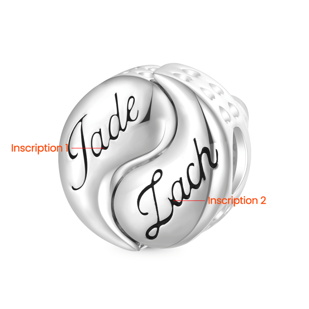 Gnoce Engravable Glow-in-the-Dark Star Moon Tai Chi Charm_2