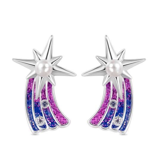 Gnoce Meteor Pearl Stud Earrings_1