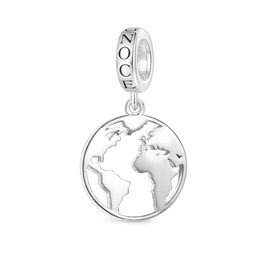 Gnoce Sparkling Earth Pendant Dangle Charm_1