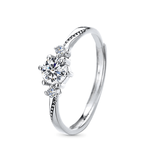 Gnoce 'Love At First Sight' Adjustable Diamond Women's Band_1
