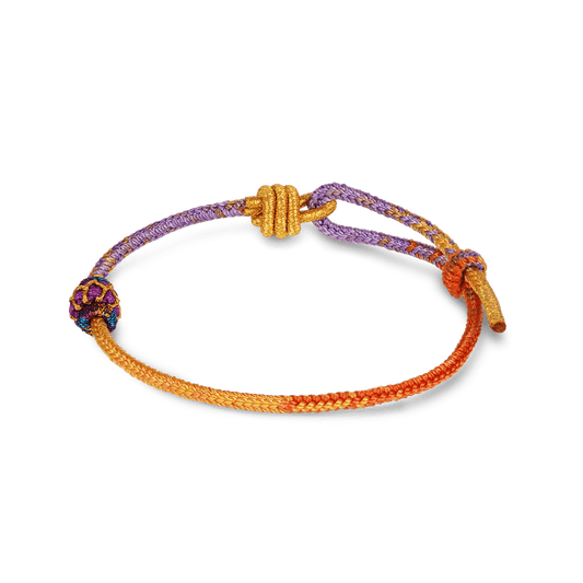 Gnoce Nine Purple Fire Dragon Tai Sui Red Hand-woven Bracelet_1