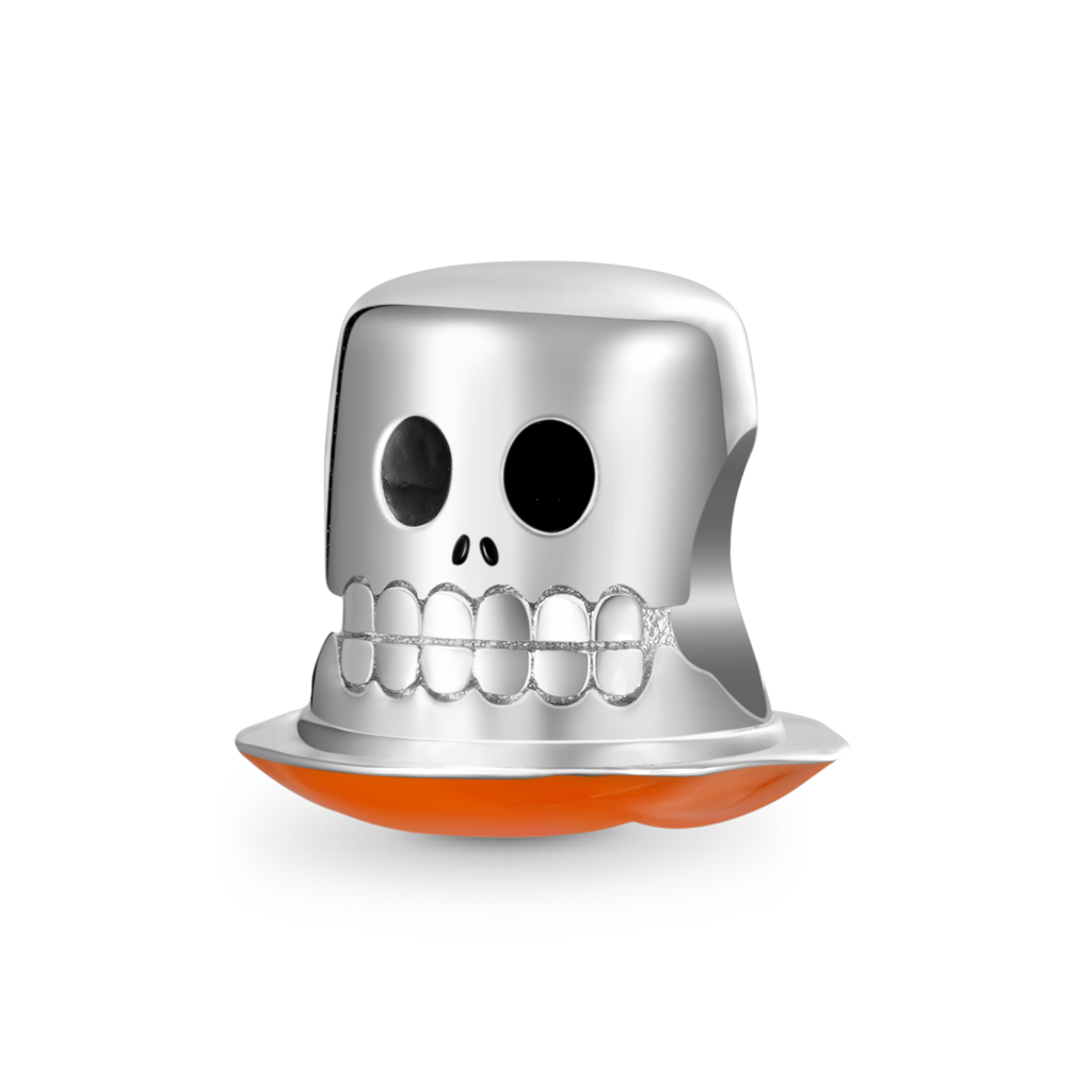 Gnoce Double-layer Skull Pumpkin Head Charm_2