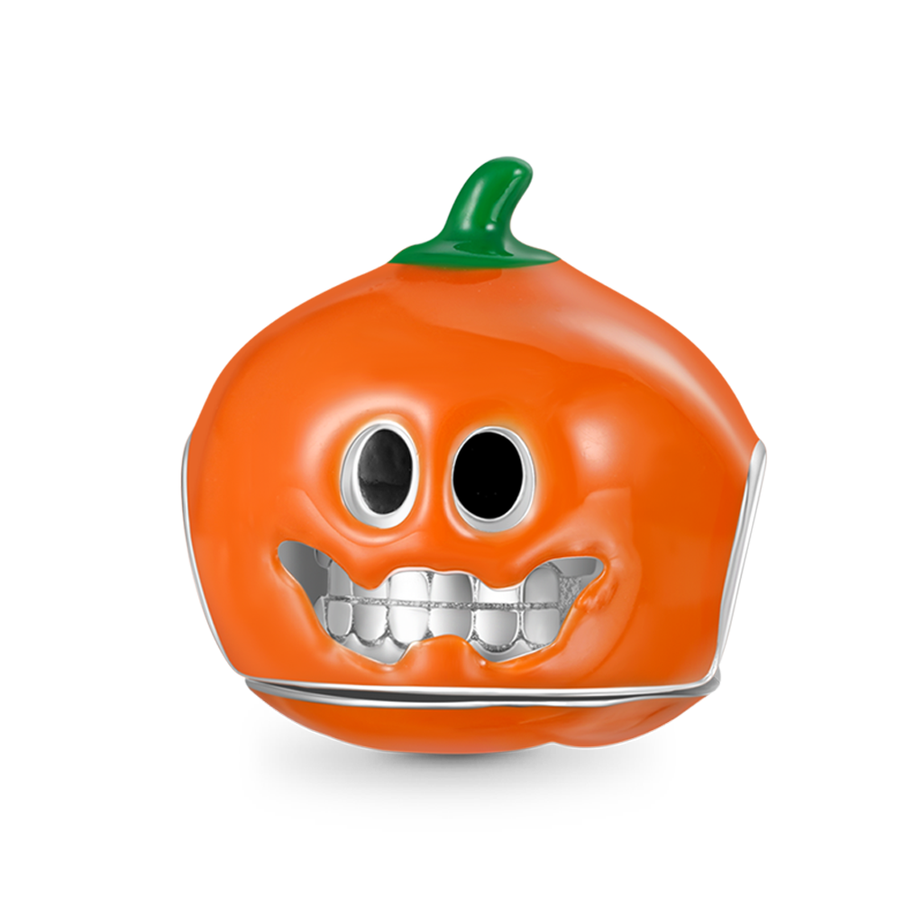 Gnoce Double-layer Skull Pumpkin Head Charm_3