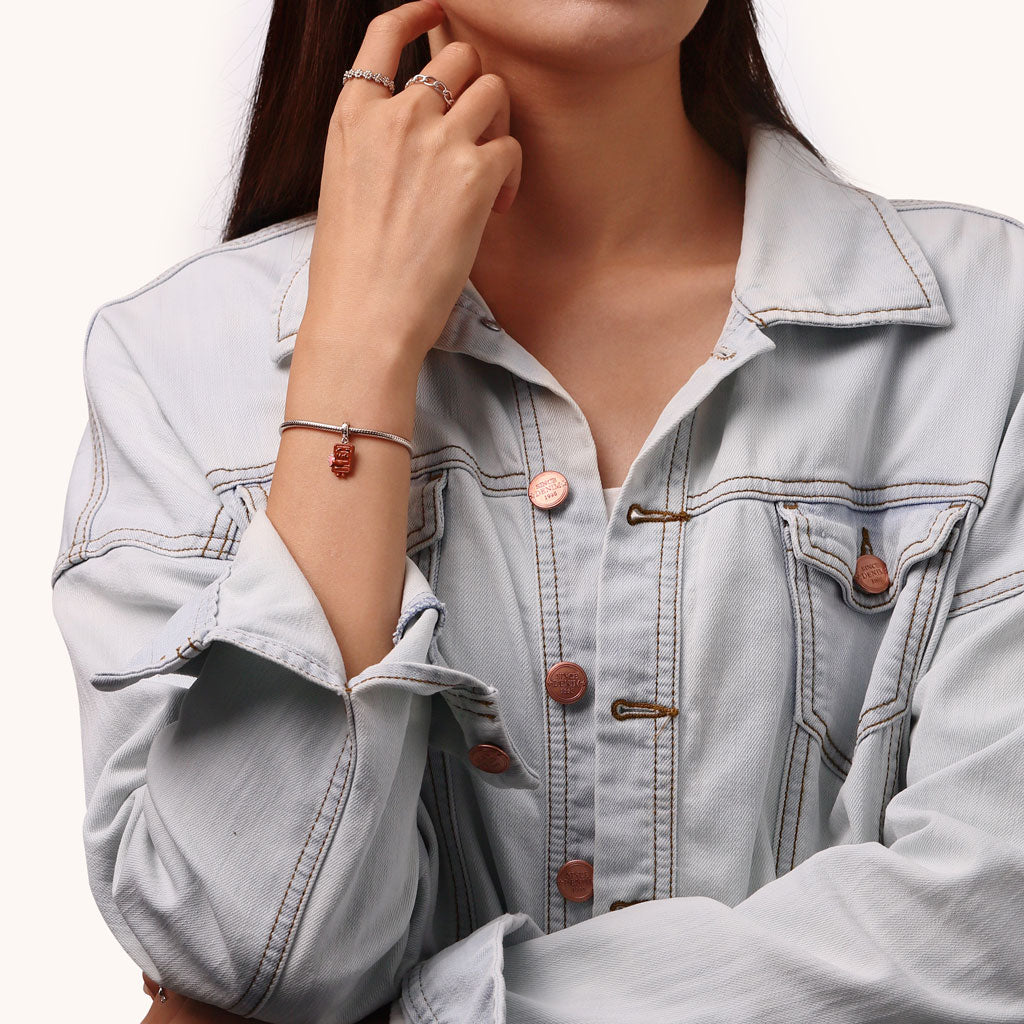 Gnoce Matching Pancake 's Heart  Pendant Dangle Charm_4