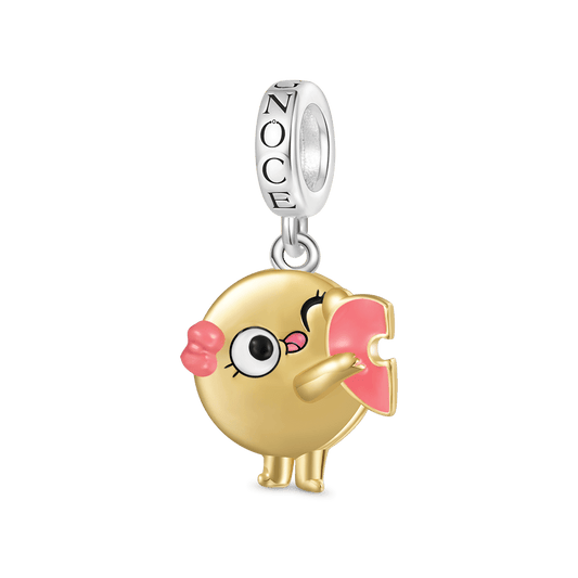 Gnoce Matching Choco's Heart  Pendant Dangle Charm_1