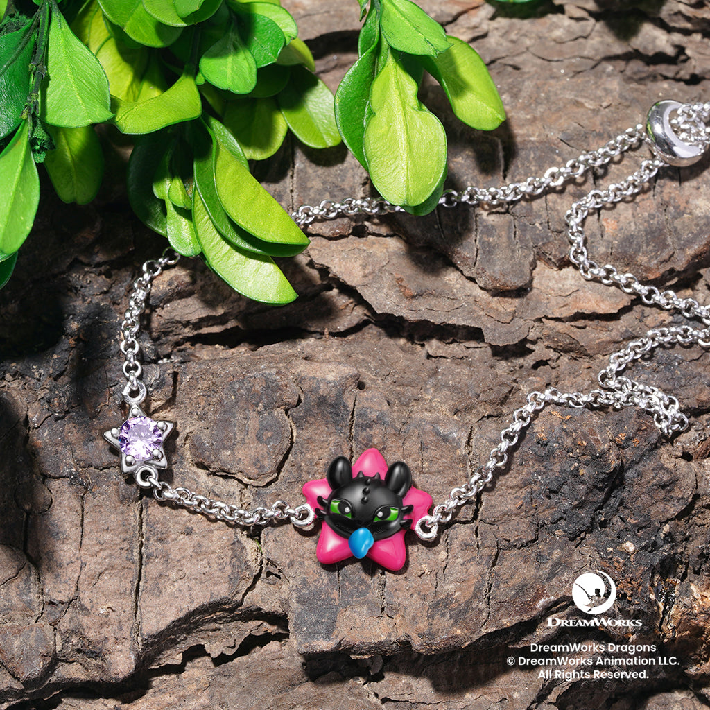 Gnoce Toothless Head Adjustable Bracelet_3