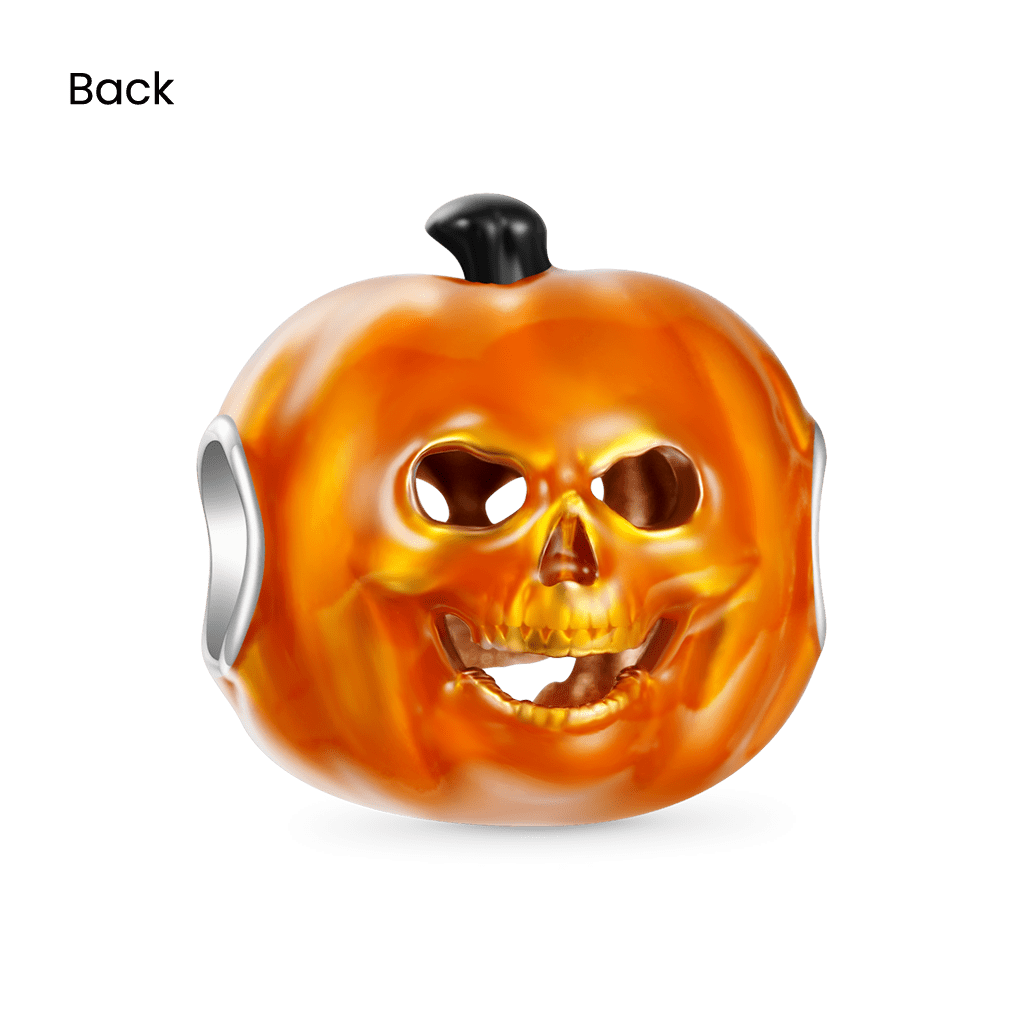 Gnoce Halloween Horror Pumpkin Head Charm_2