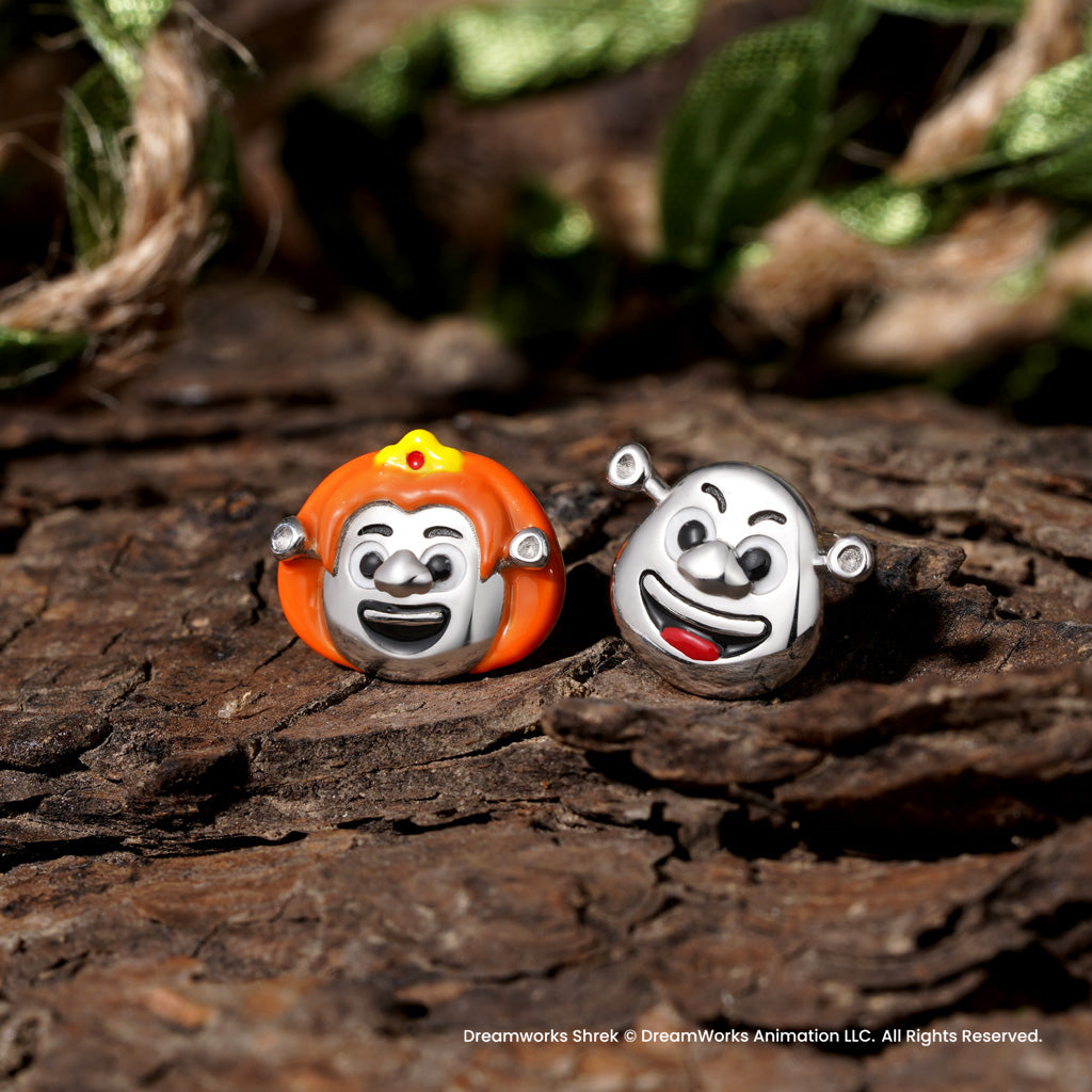 Gnoce Shrek & Fiona Mismatched Stud Earrings_3