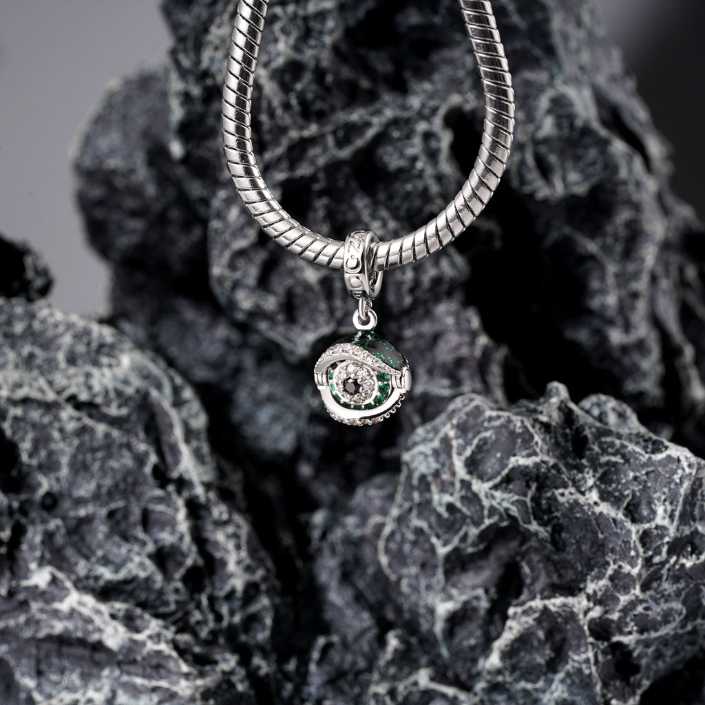 Gnoce Halloween Rotatable Devil Eye Pendant Dangle Charm_4