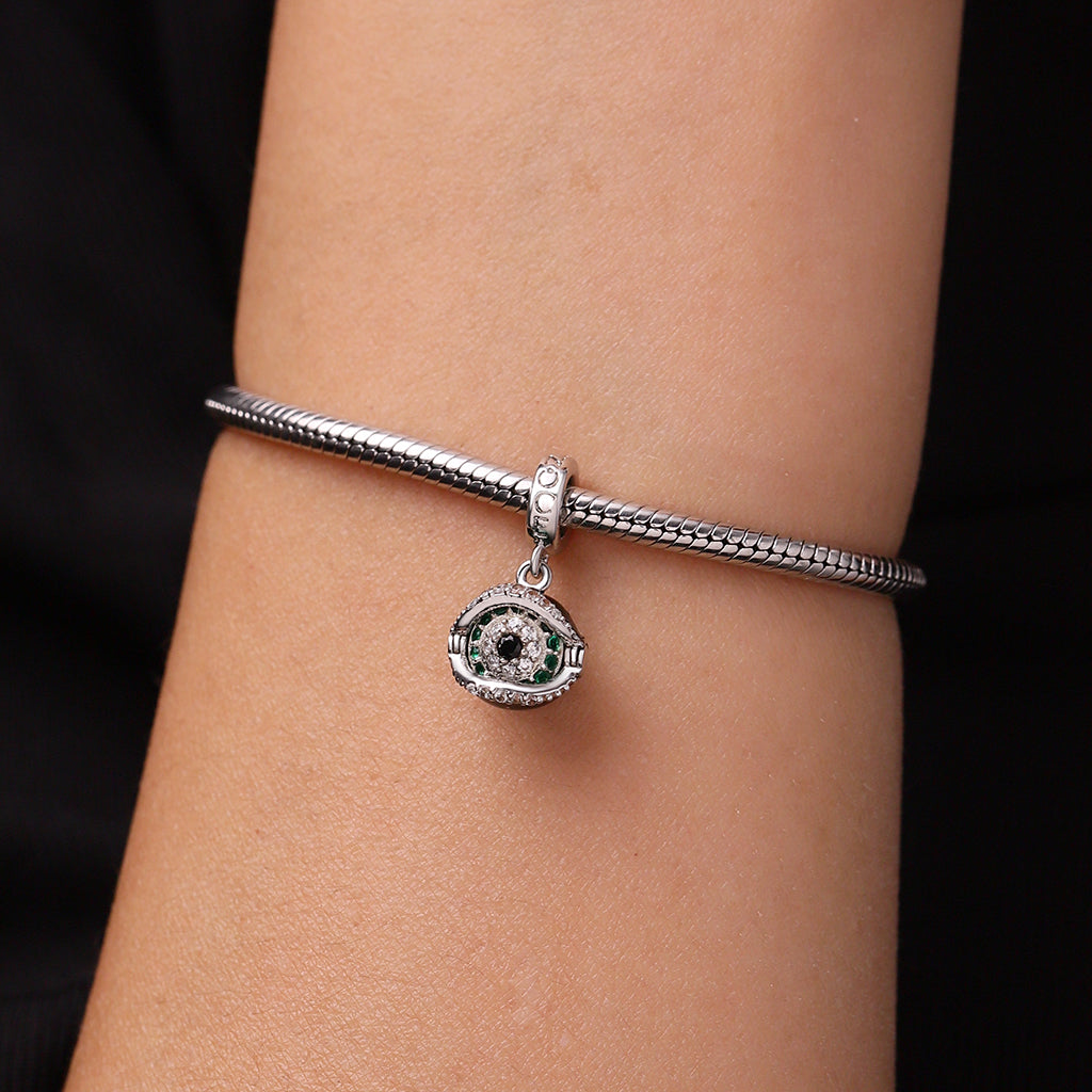 Gnoce Halloween Rotatable Devil Eye Pendant Dangle Charm_6