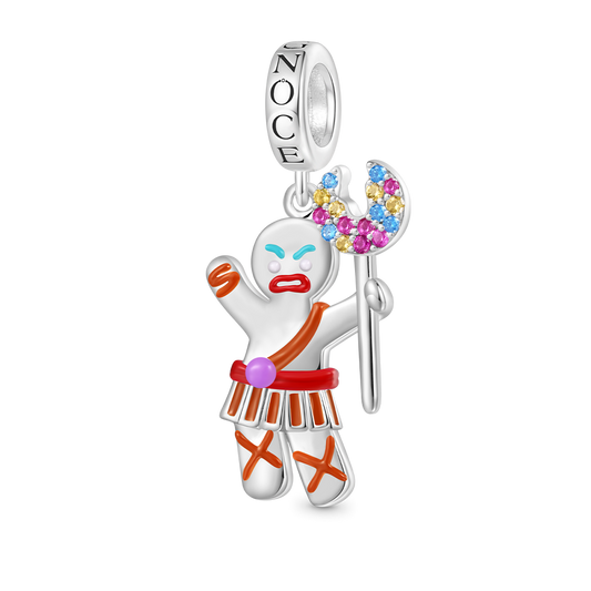 Gnoce Rebel Gingerbread Man Pendant Dangle Charm_1