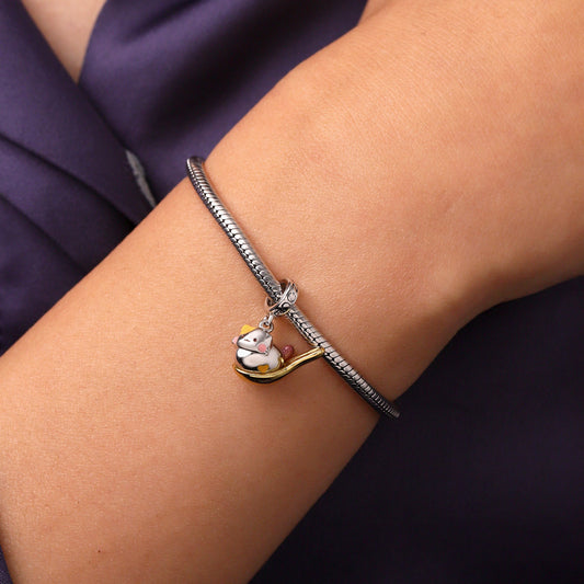 Gnoce Muffin In a Spoon Pendant Dangle Charm_6