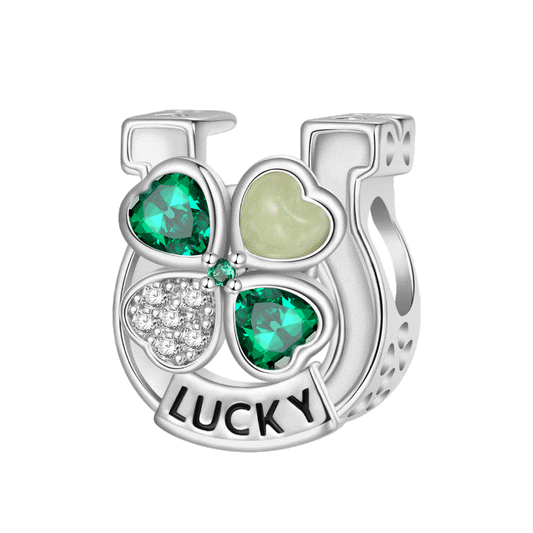 Gnoce St. Patrick's Day Rotating Four Leaf Clover Charm_1