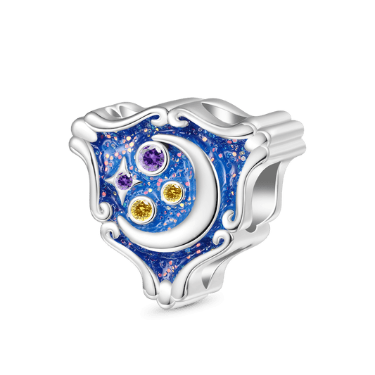 Gnoce Shiny Moon Galaxy Pendant Dangle Charm_1