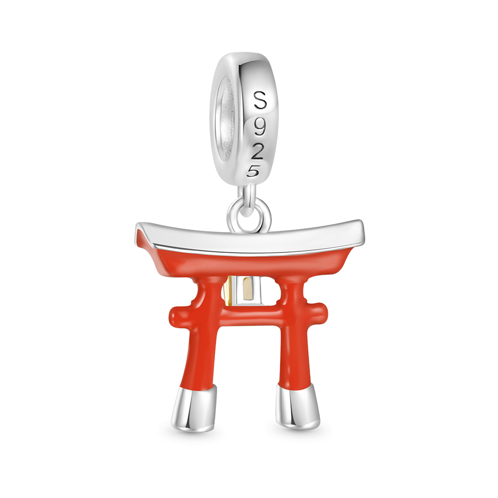 Gnoce Japanese Torii Gate Pendant Dangle Charm_2
