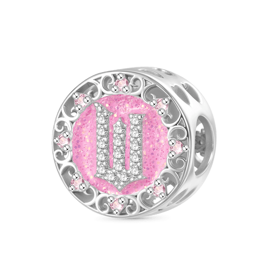 Gnoce Wicked Pink Logo Heart Birthstone Charm_1
