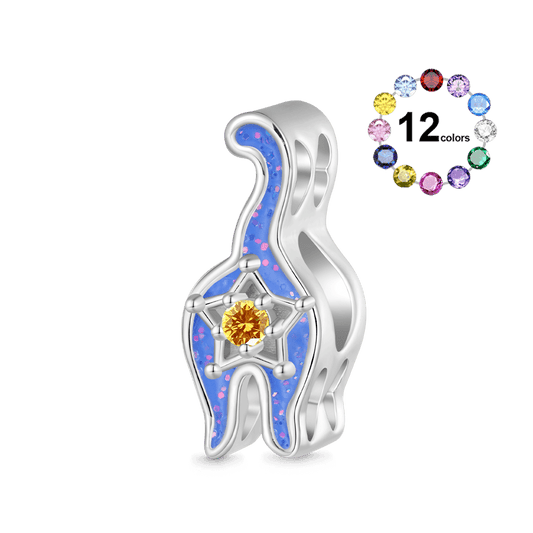 Gnoce Fun Cat Butt Birthstone Charm_1