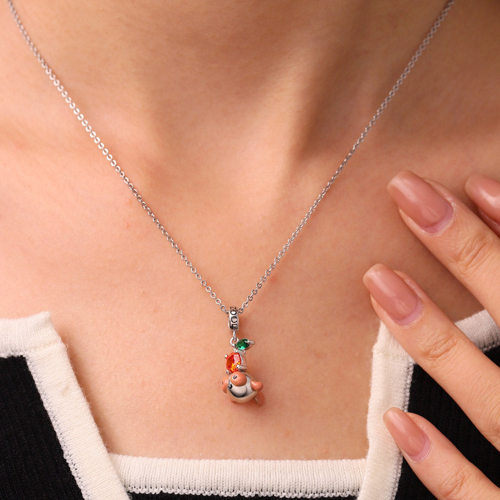 Gnoce Bubble-eye Goldfish Pendant Dangle Charm_5
