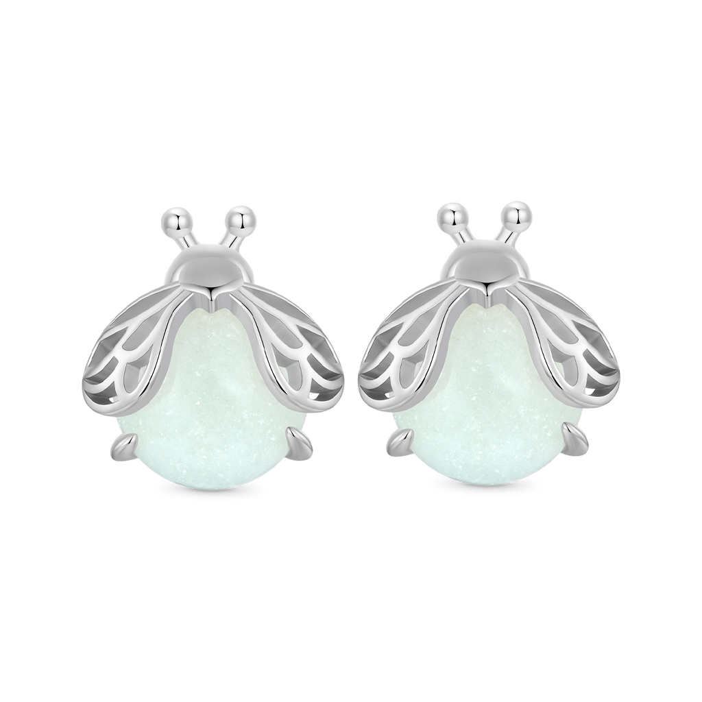 Gnoce Glow-in-the-Dark Sparkling Firefly Stud Earrings_2