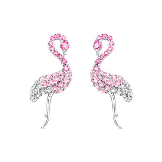 Gnoce Pink Flamingo Earrings_1