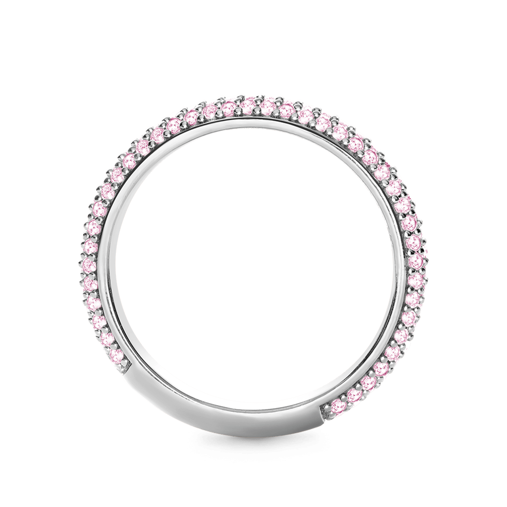 Gnoce Morganite Petit Signature Pavé Band Ring_3