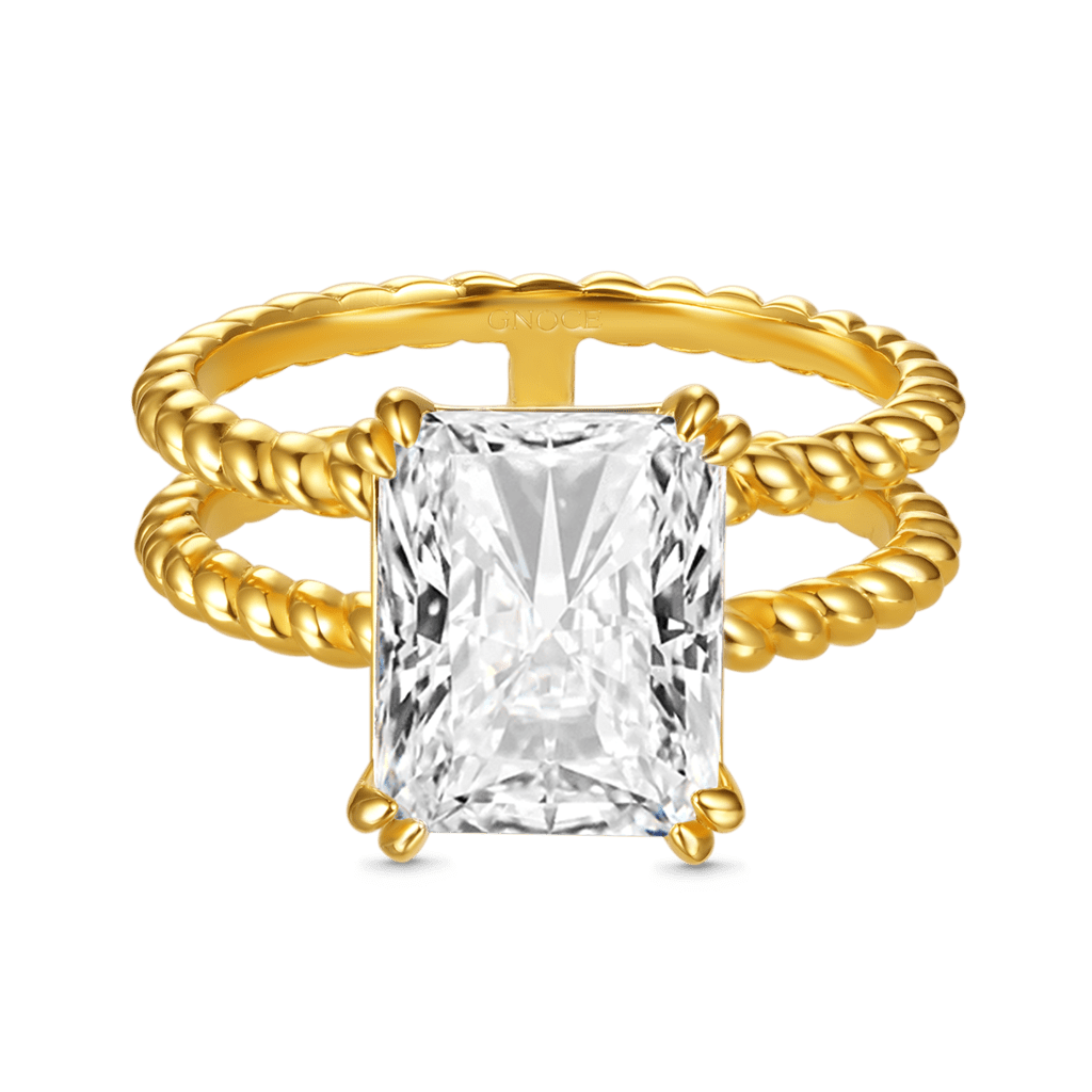 Gnoce Radiant-cut Soliatire Split Shank Ring_1
