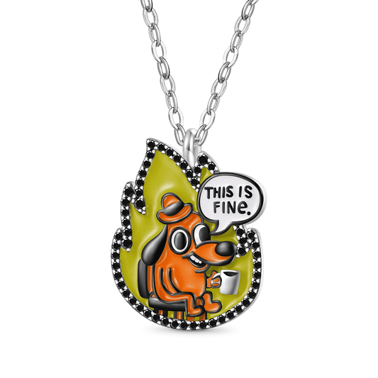 Gnoce This Is Fine Necklace - Flame_1