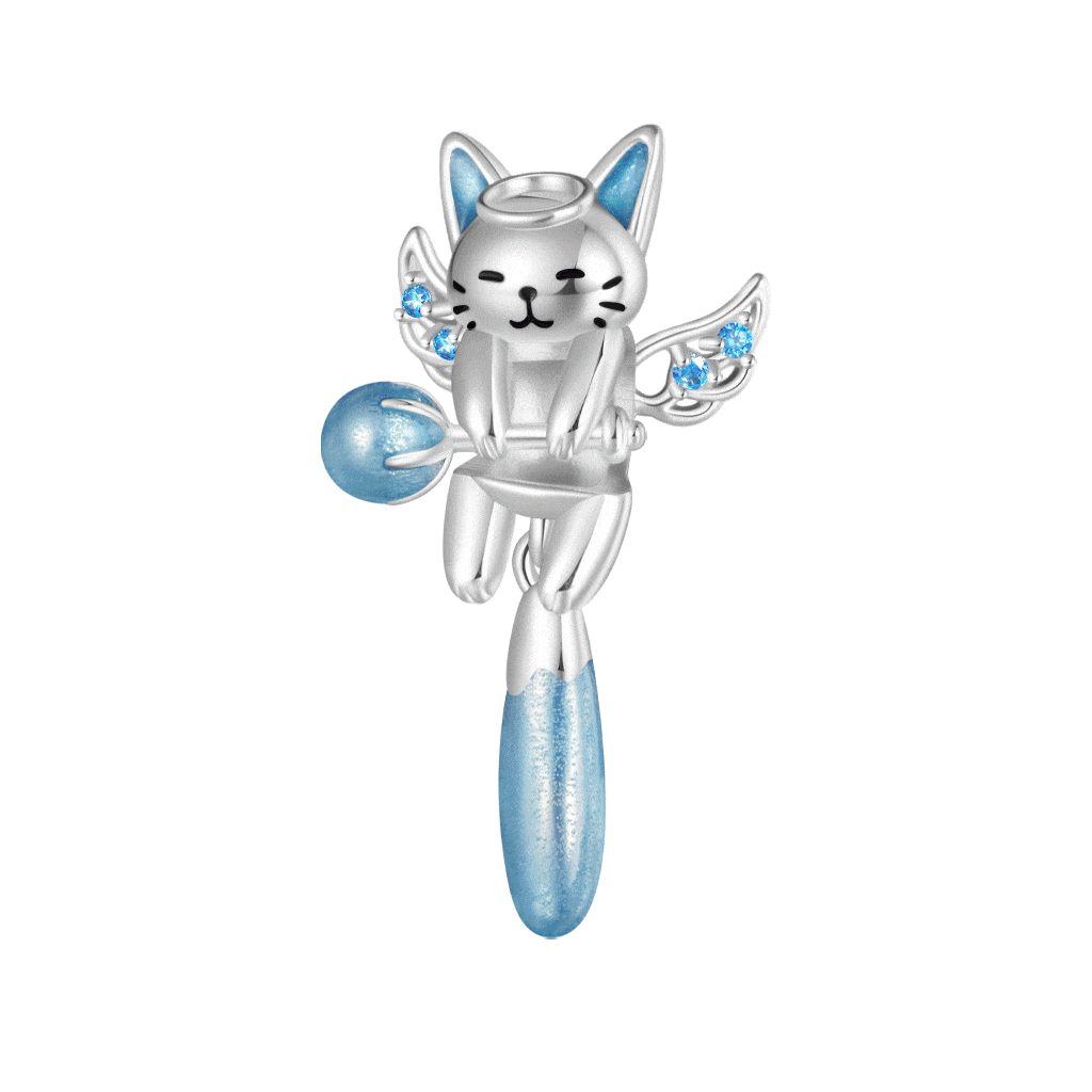 Gnoce Angel Glow-in-the-Dark Cat Charm_1