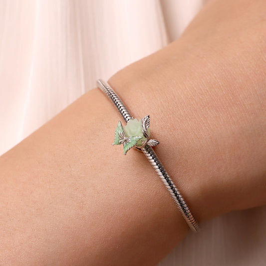 Gnoce Spring Glow-in-the-Dark Green Rose Butterfly Charm_5