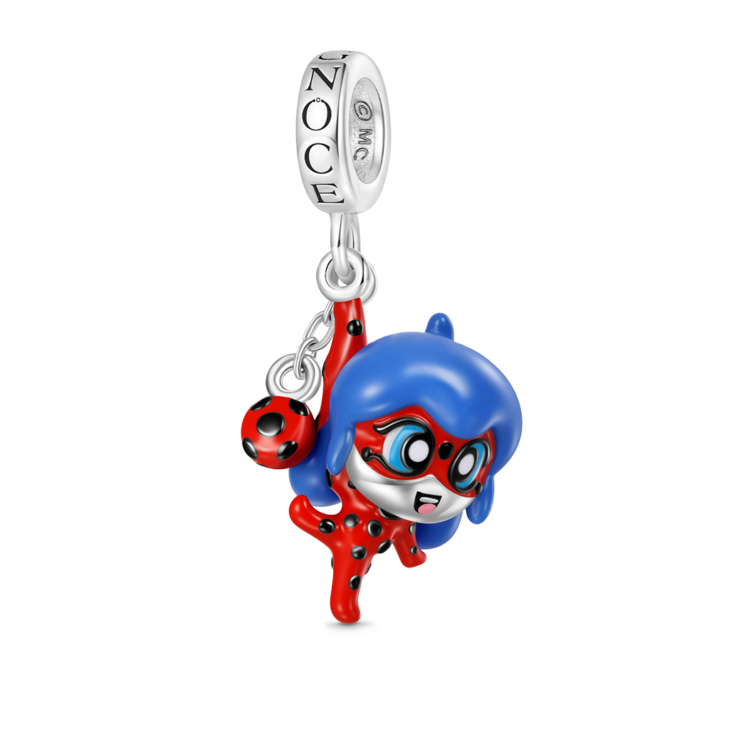 Gnoce Zag Heroez Miraculous - Ladybug Pendant Dangle Charm_1