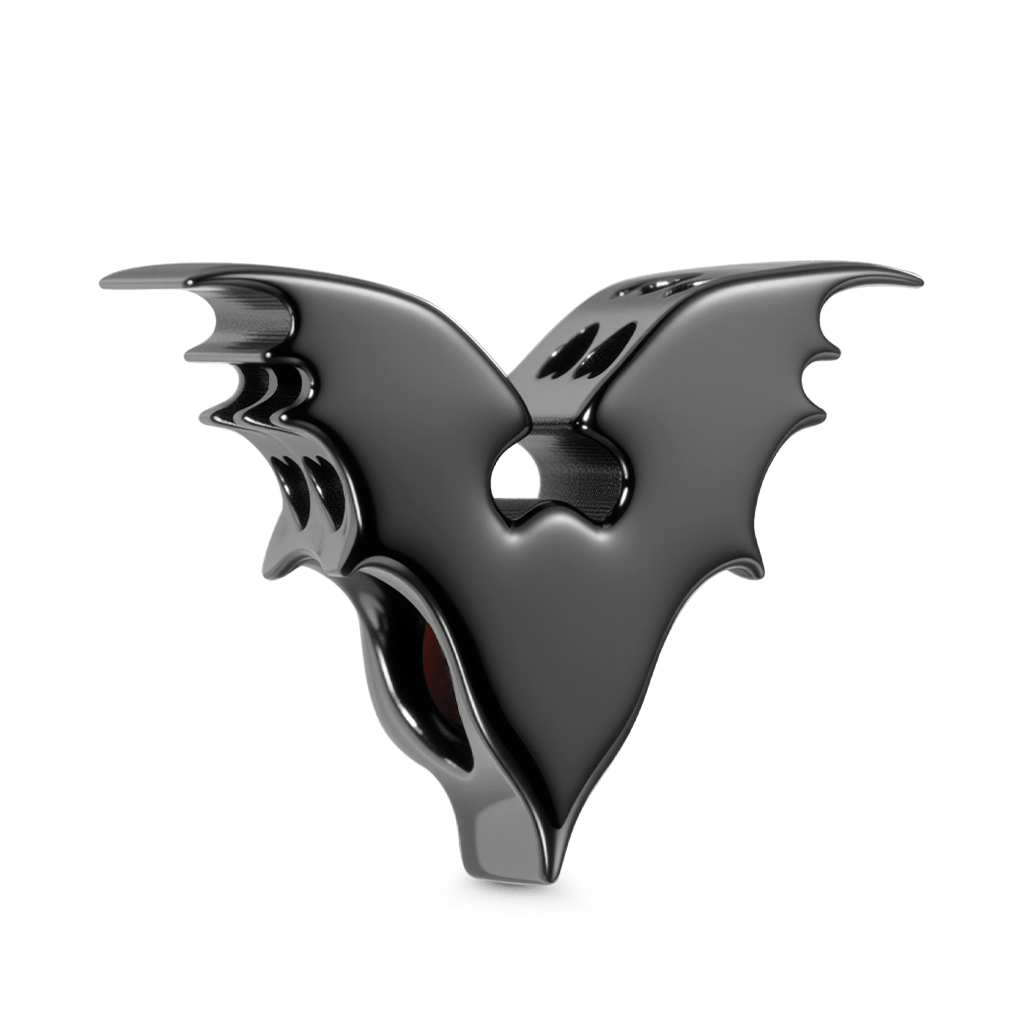 Gnoce Holloween Bat Birthstone Charm_3
