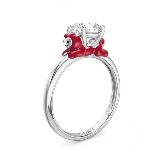 Gnoce Devil Embraces Moissanite Round Cut Ring_1