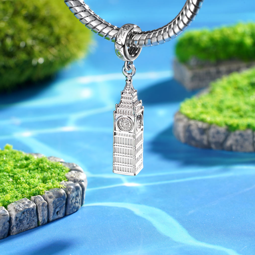 Gnoce City Series - Big Ben Pendant Dangle Charm_3