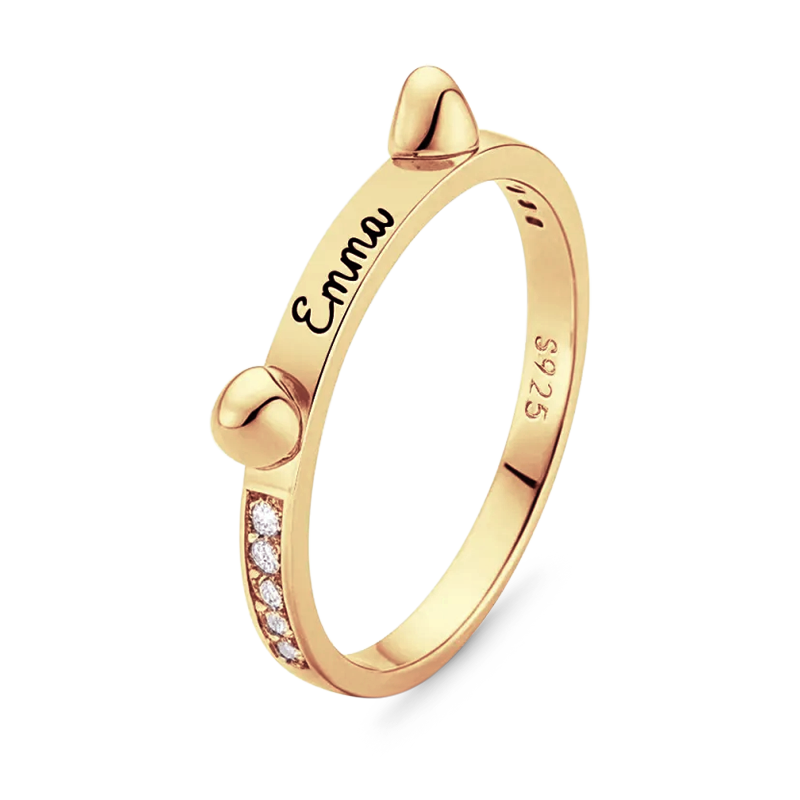 Gnoce Personalized Cute Pet Ring_1