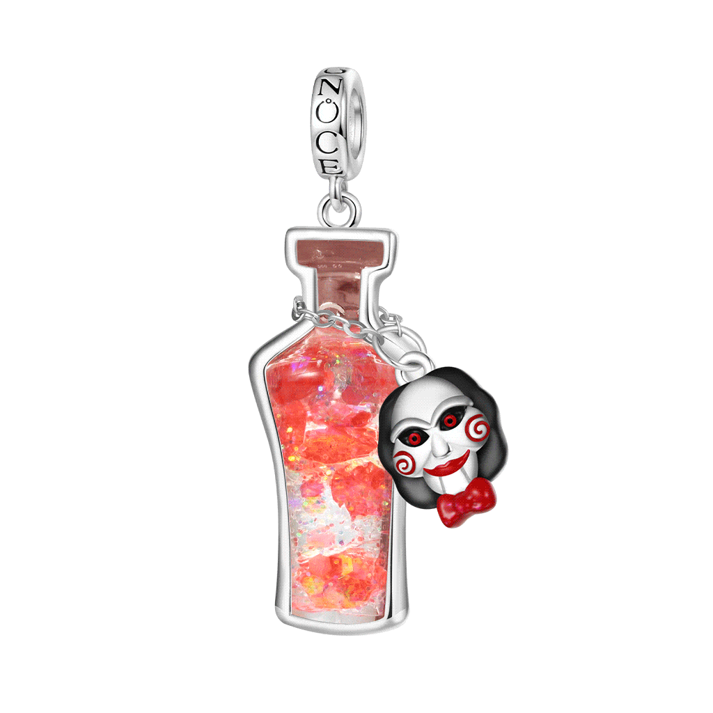 Gnoce Saw Billy the Puppet Glow-in-the-Dark Glass Potion Charm_1