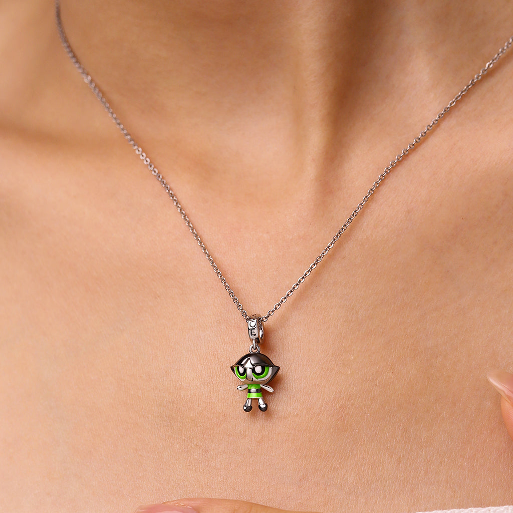 Gnoce The Powerpuff Girls Buttercup Pendant Dangle Charm_5