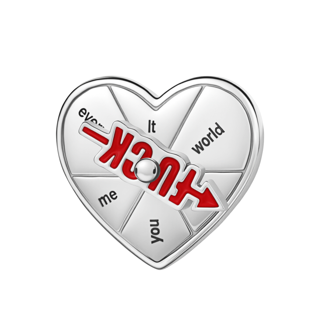 Gnoce Heart Turntable 'FUCK' World Charm_1