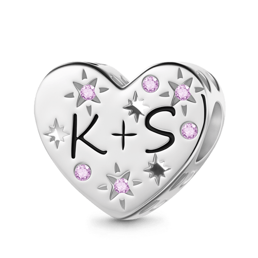 Gnoce Hollow Heart-Shaped Engravable Charm_1