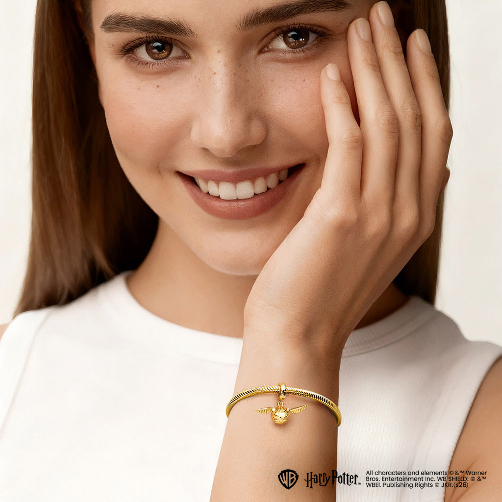 Gnoce Harry Potter Golden Snitch Pendant Dangle Charm_4