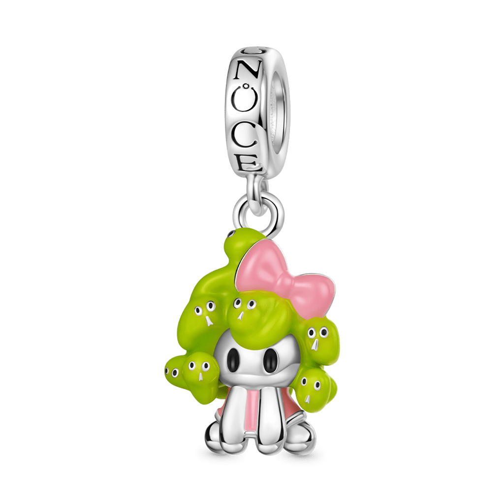 Gnoce Mythical Symbol Medusa Charm Platinum-plated Silver Blend_1