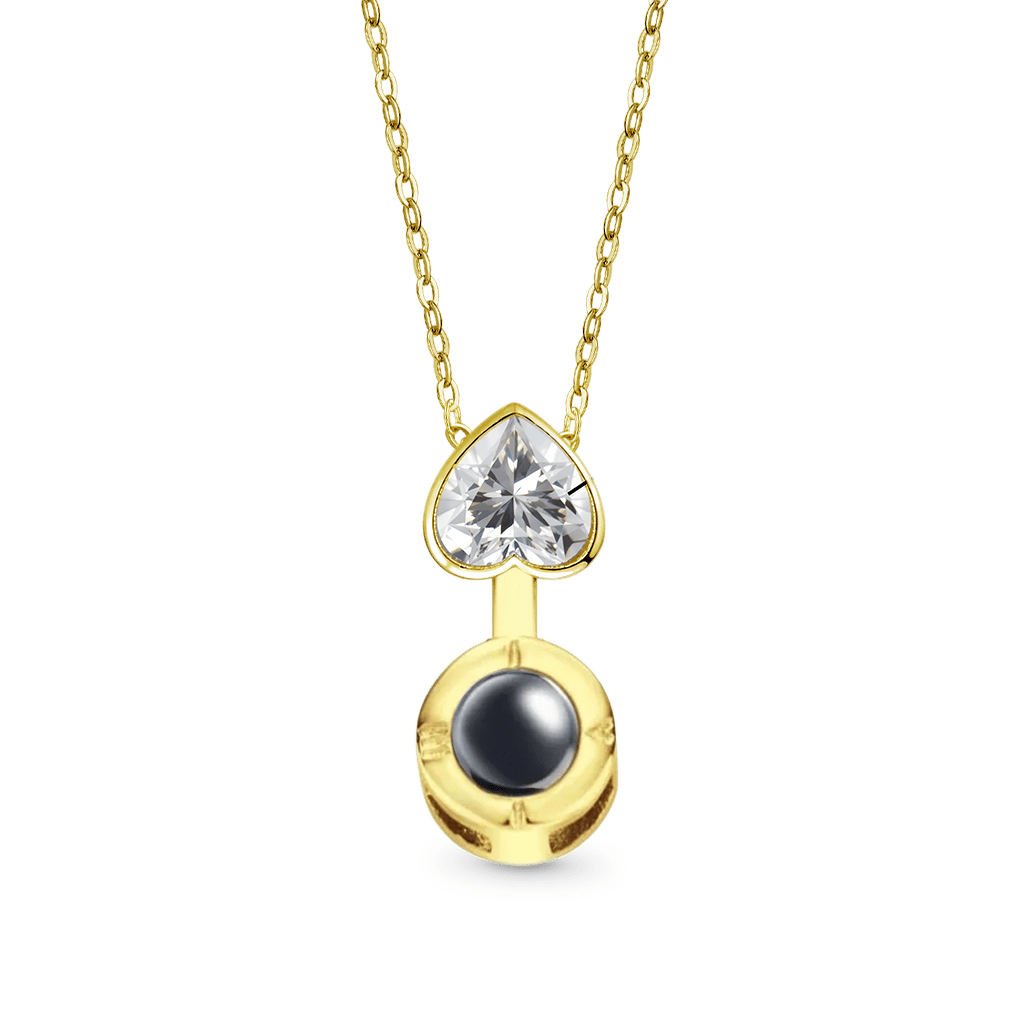 Gnoce Arrow Love Projection Necklace_4