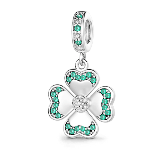 Gnoce Four-leaf Charm Platinum-plated Silver Blend_1