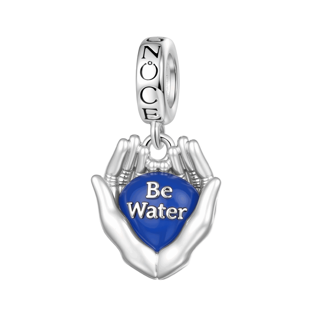 Gnoce Cupping Water Charm Platinum-plated Silver Blend_2