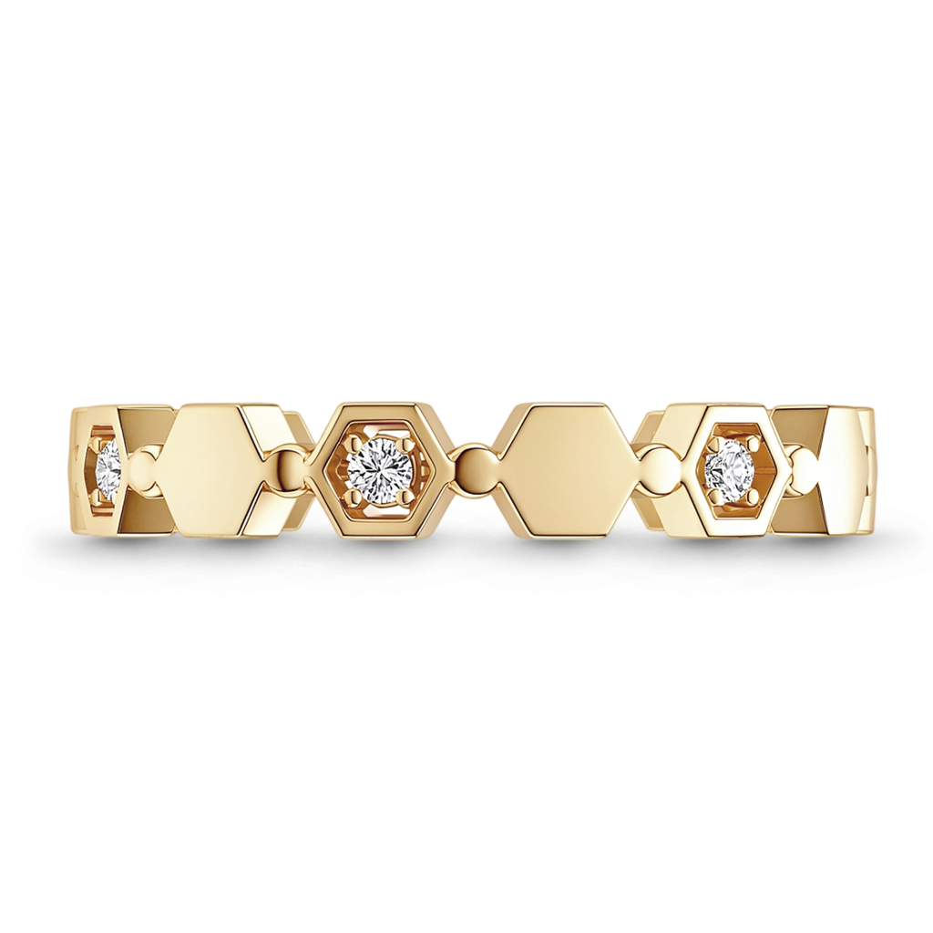 Gnoce Hexagon Honeycomb Ring_5