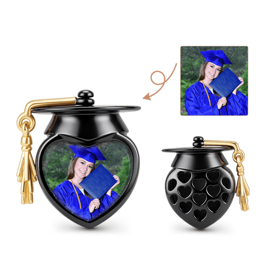 Gnoce Academic Cap Photo Graduation Charm_1