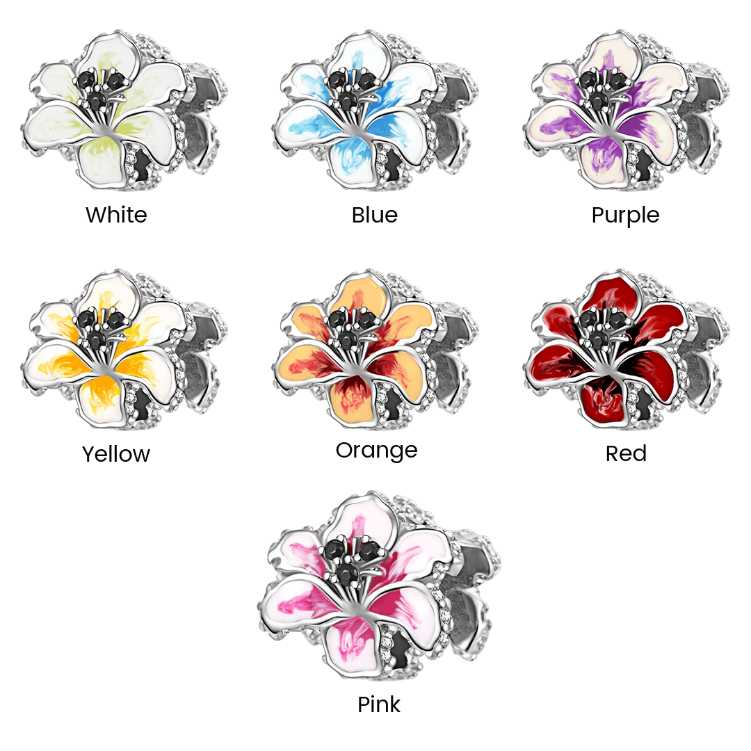 Gnoce Pink Lily Flower Charm_2
