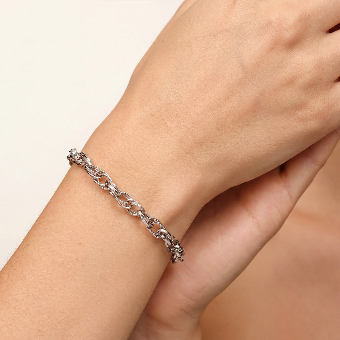 Gnoce Trendy Versatile Link Chain Bracelet_2