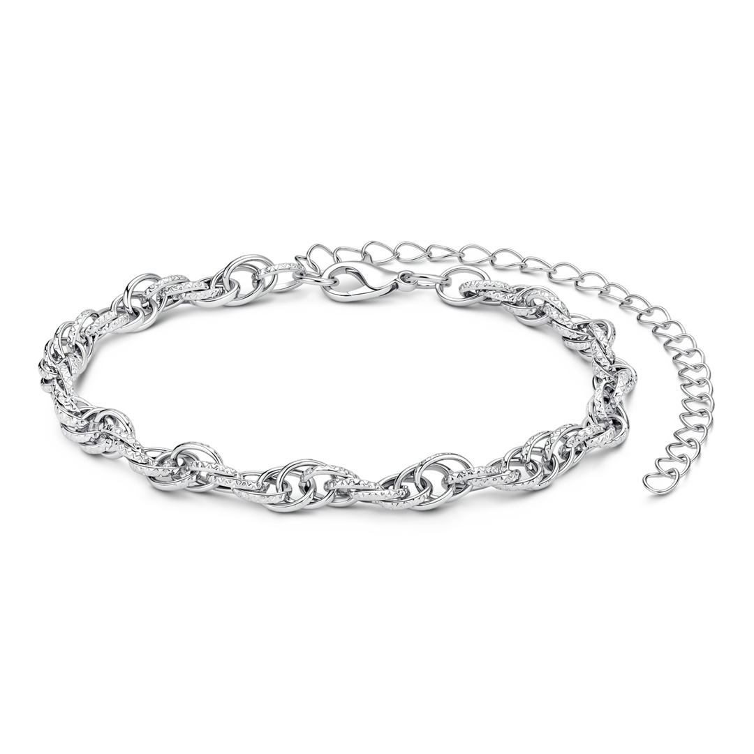 Gnoce Braided Link Chain Bracelet_1