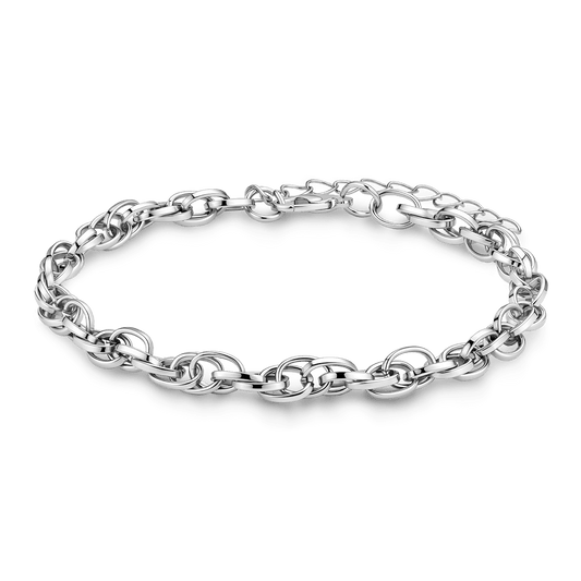 Gnoce Polished Oval Link Bracelet_1